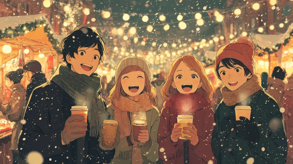 友達ならグループデートでクリスマスを楽しむ